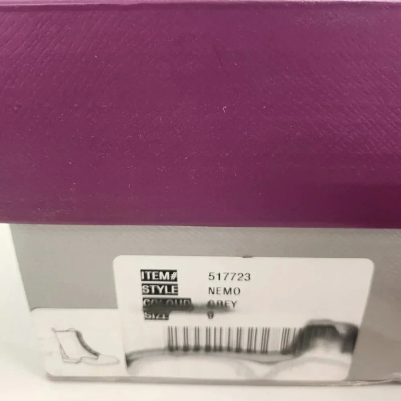 Fergie Nemo Lace Up Boots Womens 9 Grey - Picture 13 of 14